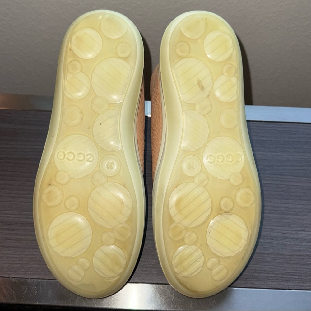 Ecco Women's Sneakers in Tan and White - Picture 8 of 15